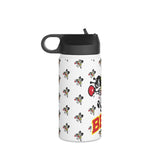 Bees all over Stainless Steel Water Bottle, Standard Lid