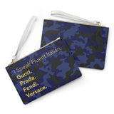Clutch Fluent Italian - Navy Camo