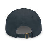 Internationals Dad Hat with Leather Patch (Round)