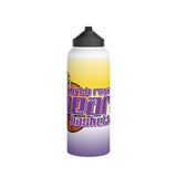 Bears Basketball Scratch Stainless Steel Water Bottle, Standard Lid