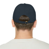 Internationals Dad Hat with Leather Patch (Round)
