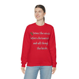 'twas the nizzle Unisex Heavy Blend™ Crewneck Sweatshirt