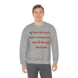 'twas the nizzle Unisex Heavy Blend™ Crewneck Sweatshirt