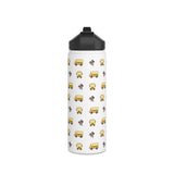Bees bus Stainless Steel Water Bottle, Standard Lid