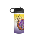 Bears Basketball Scratch Stainless Steel Water Bottle, Standard Lid