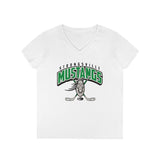 Strongsville hockey Ladies' V-Neck T-Shirt