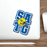 SATG FOOTBALL - CAR DECAL - Water Resistant Die-Cut Sticker