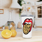 Leo world tour Plastic Tumbler with Straw