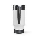Strongsville hockey Stainless Steel Travel Mug with Handle, 14oz