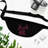 Black and hot pink Beverly Hills Fanny pack
