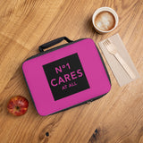 No 1 cares hot pink Lunch Bag