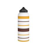 Wrestling MJHS Stainless Steel Water Bottle, Standard Lid