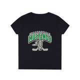 Strongsville hockey Ladies' V-Neck T-Shirt