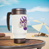 Bear Paw Stainless Steel Travel Mug with Handle, 14oz