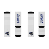 WHITE Vikings Sublimation Socks