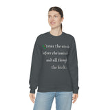 'twas the nizzle Unisex Heavy Blend™ Crewneck Sweatshirt