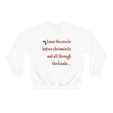 'twas the nizzle Unisex Heavy Blend™ Crewneck Sweatshirt