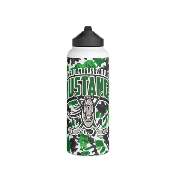 Strongsville hockey Stainless Steel Water Bottle, Standard Lid
