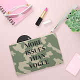 More issues than vogue camo Clutch Bag