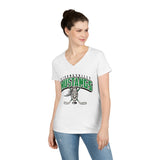 Strongsville hockey Ladies' V-Neck T-Shirt