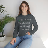 'twas the nizzle Unisex Heavy Blend™ Crewneck Sweatshirt