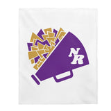 NR cheer megaphone Velveteen Plush Blanket