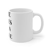 White more issues than vogue Mug 11oz