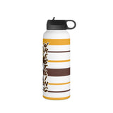 Wrestling MJHS Stainless Steel Water Bottle, Standard Lid