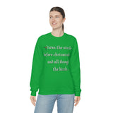 'twas the nizzle Unisex Heavy Blend™ Crewneck Sweatshirt