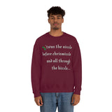 'twas the nizzle Unisex Heavy Blend™ Crewneck Sweatshirt