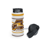 Wrestling MJHS Stainless Steel Water Bottle, Standard Lid