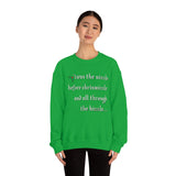 'twas the nizzle Unisex Heavy Blend™ Crewneck Sweatshirt