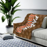 Padua bruins pattern Velveteen Plush Blanket