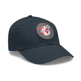 Internationals Dad Hat with Leather Patch (Round)