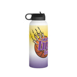 Bears Basketball Scratch Stainless Steel Water Bottle, Standard Lid