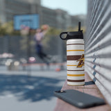 JAYTB Basketball Stainless Steel Water Bottle, Standard Lid
