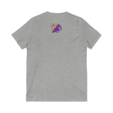 CHEER CHEER CHEER Mom - Unisex Jersey Short Sleeve V-Neck Tee