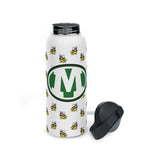 Medina Bees Stainless Steel Water Bottle, Standard Lid