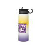 Bears Basketball Scratch Stainless Steel Water Bottle, Standard Lid