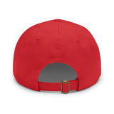 Internationals Dad Hat with Leather Patch (Round)