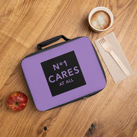 No 1 cares Purple Lunch Bag