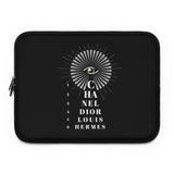 Black eye chart Laptop Sleeve