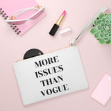 White more issues than vogue clutch