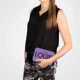 Purple my Louie is at home Laptop Sleeve