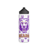 Bears Stainless Steel Water Bottle, Standard Lid