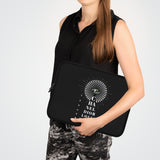 Black eye chart Laptop Sleeve