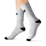 WHITE Vikings Sublimation Socks
