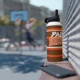 Padua Bruins Stainless Steel Water Bottle, Standard Lid