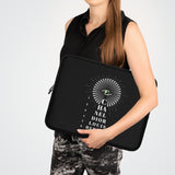 Black eye chart Laptop Sleeve