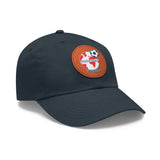 Internationals Dad Hat with Leather Patch (Round)